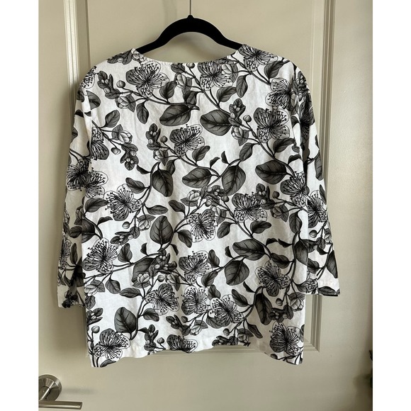 Hot Cotton 3/4 Sleeves Pullover Top Sz. Large - Picture 2 of 5